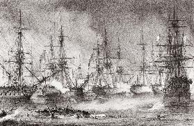 Die Seeschlacht von Navarino am 20. Oktober 1827 1828