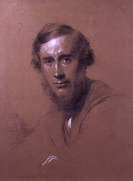 John Tyndall (1820-93) 1864 (crayon) von George Richmond
