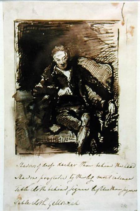 Study for a portrait of William Wilberforce (1759-1833) von George Richmond