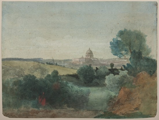 Saint Peter's seen from the Campagna von George Snr. Inness