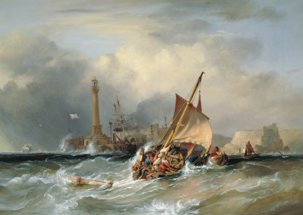 Lugger Entering Margate von George the Elder Chambers