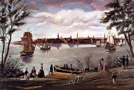 New York after Independence, seen from the East River von George Torino