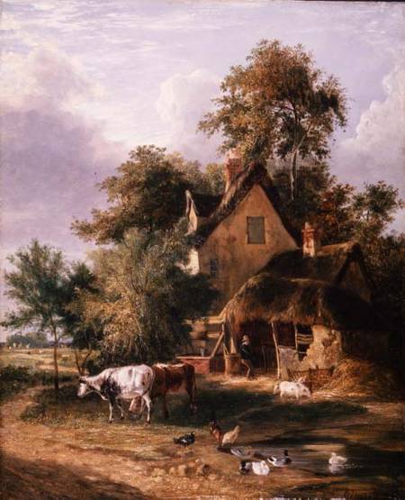 Farmyard Scene von George Vincent
