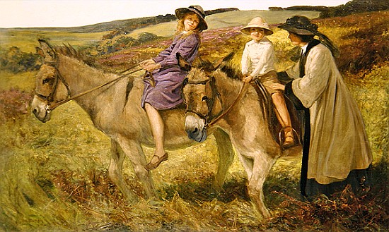 The Donkey Ride von George Edmund Butler
