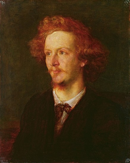 Portrait of Algernon Charles Swinburne (1837-1909) 1867 von George Frederic Watts