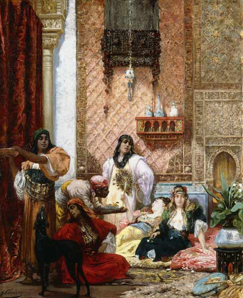 Die Lieblingsdamen des Sultans von Georges Clairin