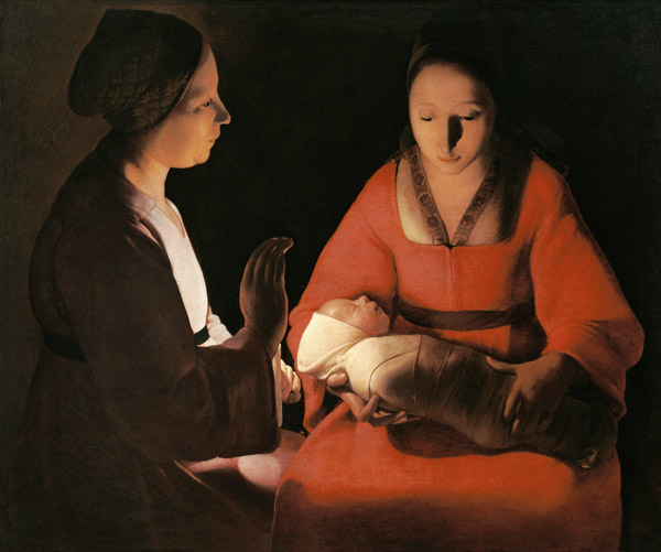 Das Neugeborene (Geburt Christi?) von Georges de La Tour