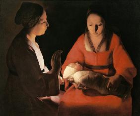 Das Neugeborene (Geburt Christi?) 1635/40