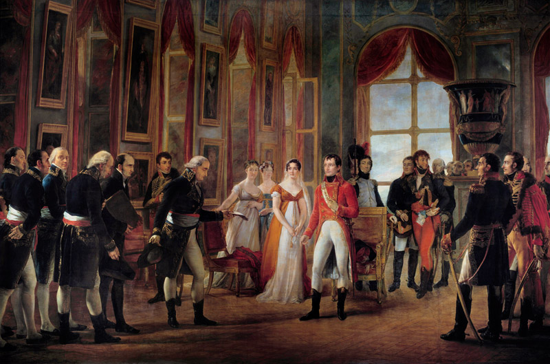Napoleon receiving the senators and declaring himself emperor, 18th May 1804 von Georges Rouget