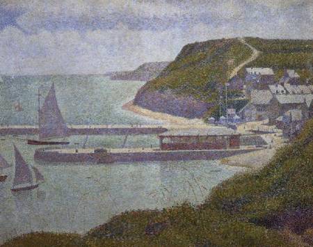 Harbour at Port-en-Bessin at High Tide von Georges Seurat