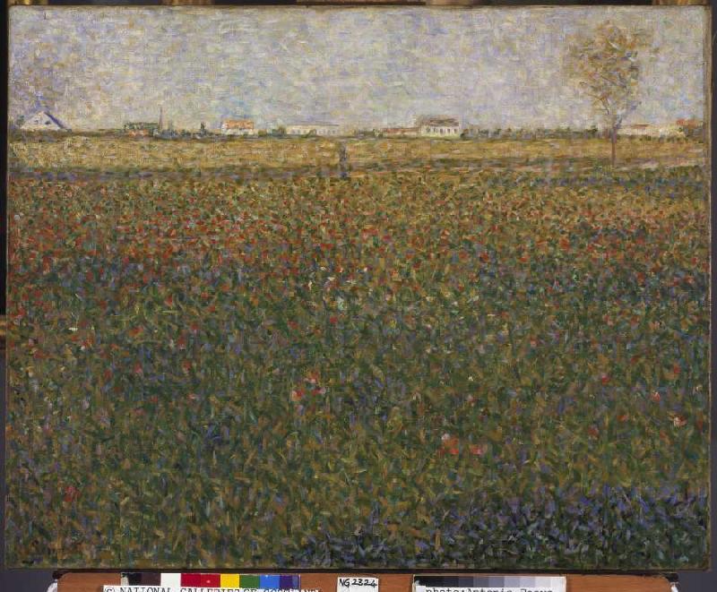 Luzernenfeld bei St. Denis. von Georges Seurat