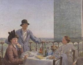 Portrait group with Albert Rutherston (1881-1953) (After Lunch) 1910