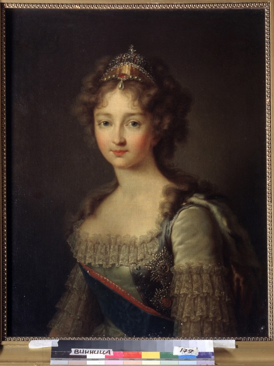 Porträt der Zarin Elisabeth Alexejewna, Prinzessin Luise-Marie von Baden (1779-1826) von Gerhard von Kügelgen