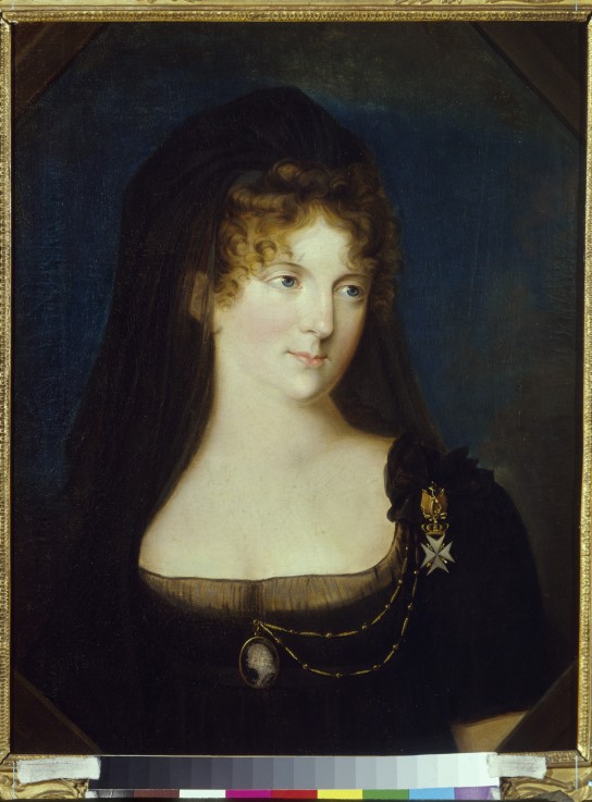 Porträt der Zarin Maria Feodorowna von Russland (Sophia Dorothea Prinzessin von Württemberg) (1759-1 von Gerhard von Kügelgen