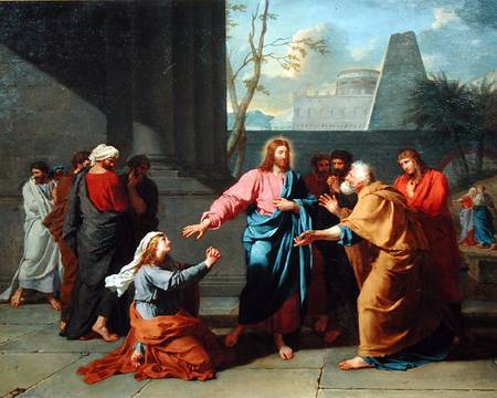Christ and the Canaanite Woman von Germain-Jean Drouais