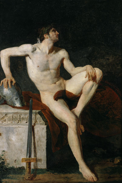Seated Gladiator von Germain-Jean Drouais