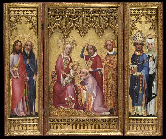 Adoration of the Magi, St. Severus and St. Walburga, St. James and St. Philip von German School