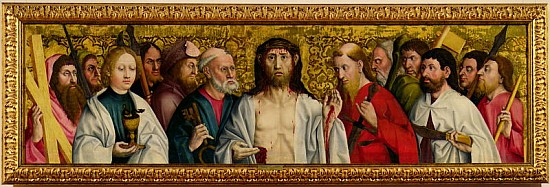 Christ and the Twelve Apostles von German School