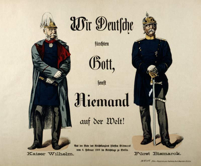 Emperor Wilhelm I and Prince Bismarck von German School