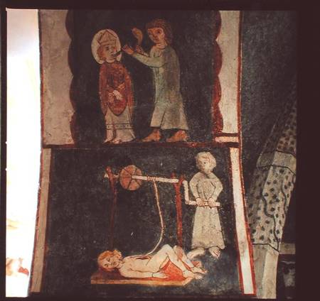 The Martyrdoms of the Bishop of Antioch and St. Erasmus in 305 AD von German School