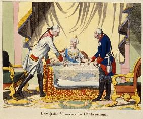 Joseph II, Catherine the Great and Frederick II