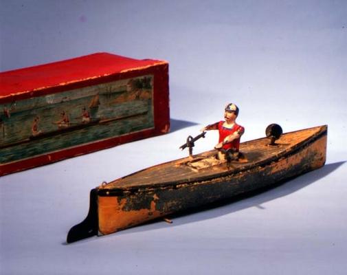 Rowing boat made by Issmeyer, late 19th century von German School, (19th century)