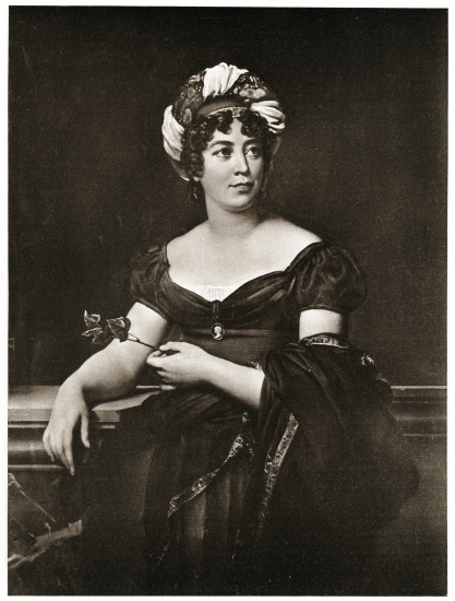 Anne Louise Germaine von Staël-Holstein von German School, (19th century)