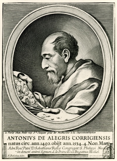 Antonio Allegri da Correggio von German School, (19th century)