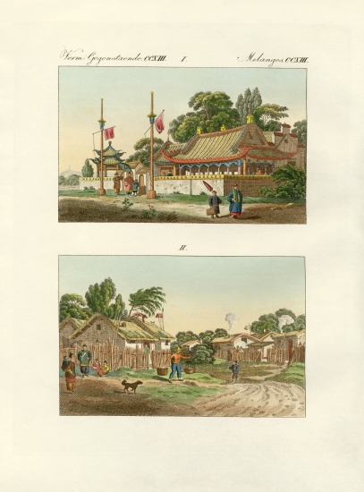 Flats of the Chinese von German School, (19th century)