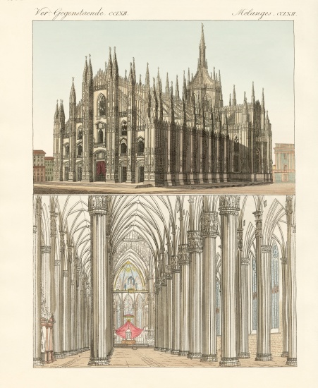 The Cathedral of Milan von German School, (19th century)