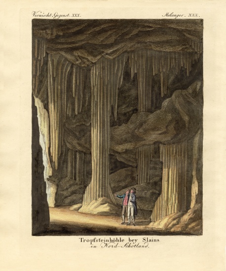 The limestone caves von German School, (19th century)