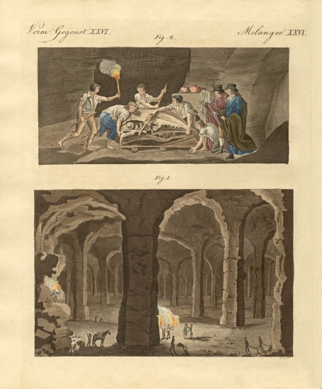 The Maastricht caves von German School, (19th century)