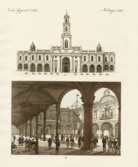 The stock of London von German School, (19th century)