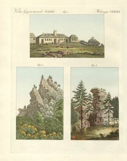 Views of Harz von German School, (19th century)