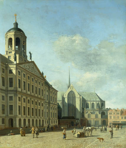 Das Stadthaus in Amsterdam. von Gerrit Adriaensz Berckheyde
