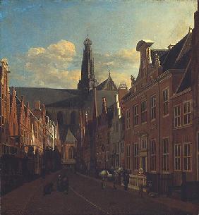 Strasse in Haarlem 1680