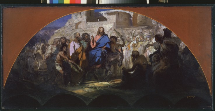 Der Einzug Jesu in Jerusalem von Henryk  G.I. Semiradski