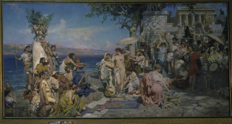 Das Fest des Poseidon von Henryk  G.I. Semiradski