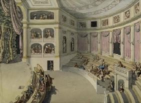 Entwurf eines Theaters: Zuschauerraum 1790