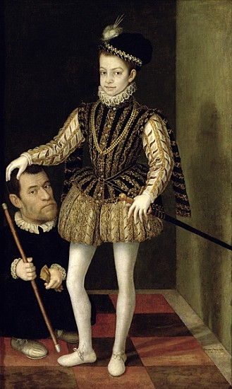 Portrait of Carlo Emanuele I (1562-1630) Duke of Savoy, c.1570 von Giacomo (L'Argenta) Vighi