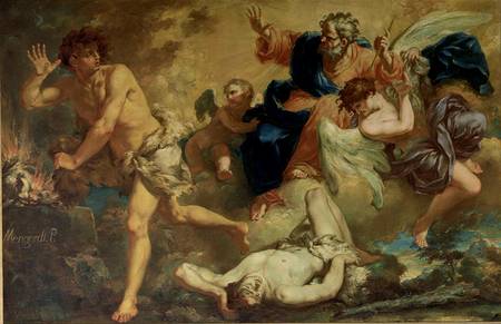 The Fall of Cain von Giambattista Mengardi