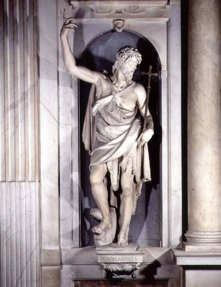 St. John the Baptist, niche from the Salviati Chapel von Giambologna