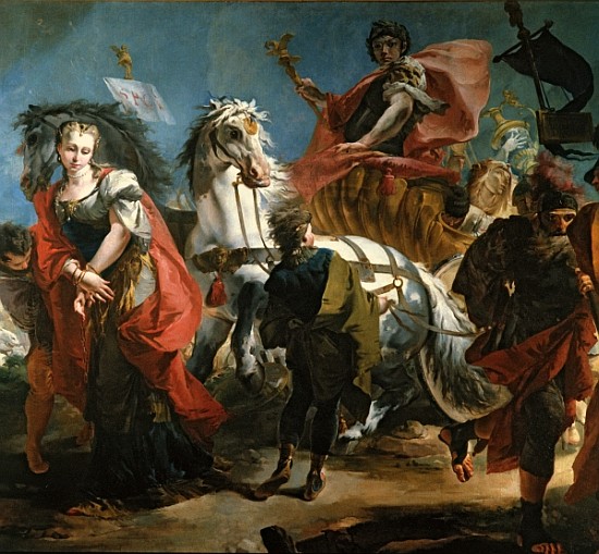 The Triumph of Marcus Aurelius (AD 121-180) von Giandomenico (Giovanni Domenico) Tiepolo