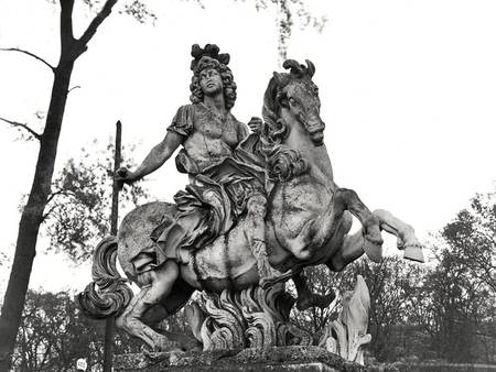 Equestrian statue of Louis XIV (1638-1715) von Gianlorenzo Bernini