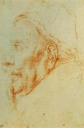 Clement X. Altieri / Drawing by Bernini