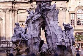 Fontana dei Quattro Fiumi (Fountain of the Four Rivers) 1651