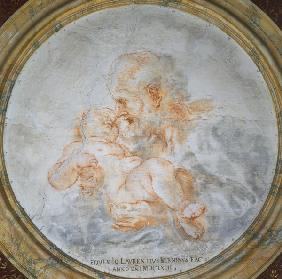 G.L.Bernini /Joseph w.Boy Jesus/ Draw.
