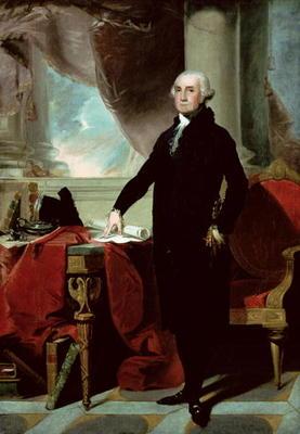 George Washington (1732-99) (colour litho) 1910