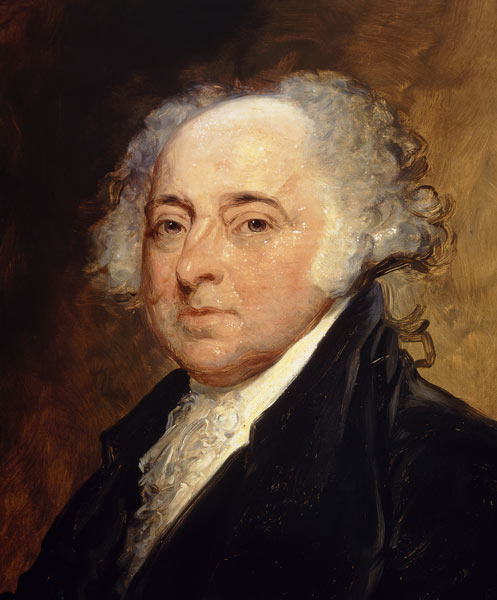 Portrait of John Adams (1735-1826) Second President of the United States of America (1797-1801) von Gilbert Stuart