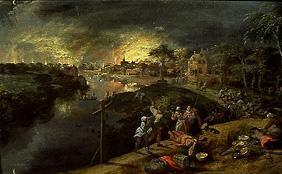 Szenen aus Krieg und Brandschatzung 1569